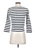 J.Crew 100% Cotton Stripes White 3/4 Sleeve Top Size XS - photo 2