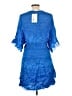 IRO 100% Viscose Blue Cocktail Dress Size EU (FR) 44 / US 12 - photo 2