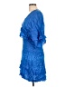 IRO 100% Viscose Blue Cocktail Dress Size EU (FR) 44 / US 12 - photo 5