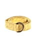 J.Crew 100% Silk Yellow Belt Size Med - Lg - photo 1