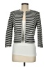 Isaac Mizrahi New York 100% Polyester Stripes Ivory Blazer Size 6 - photo 1