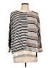 Tru Luxe Jeans Stripes Gray Poncho Size L - photo 1