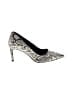 MICHAEL Michael Kors 100% Leather Animal Print Ivory Heels Size 6 1/2 - photo 1