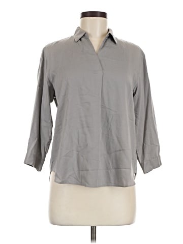 Uniqlo 3/4 Sleeve Button-Down Shirt (view 1)