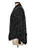 Alexander Jordan 100% Rayon Polka Dots Black Long Sleeve Blouse Size L - photo 5