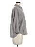 Uniqlo Gray 3/4 Sleeve Button-Down Shirt Size M - photo 4