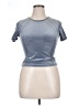 Shein Silver Short Sleeve Top Size XL - photo 1