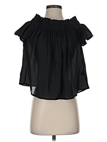 Saks Fifth Avenue Short Sleeve Blouse (view 1)