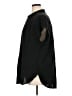 Gap Solid Black Short Sleeve Blouse Size XL (tall) - photo 5