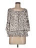 Fever 100% Rayon Gray 3/4 Sleeve Blouse Size M - photo 1