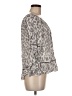 Fever 100% Rayon Gray 3/4 Sleeve Blouse Size M - photo 4