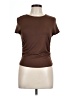 Shein Brown Short Sleeve T-Shirt Size L - photo 1