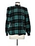 Alfred Sung 100% Wool Plaid Teal Jacket Size M (estimated) - photo 1