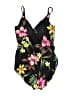 Miraclesuit Floral Black One Piece Swimsuit Size 18 - photo 2