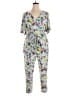 Lane Bryant Floral Gray Jumpsuit Size 14 - 16 Plus - photo 1