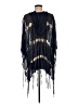 Haute Hippie Black Poncho Size M - photo 2