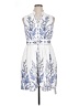 Unbranded Print White Casual Dress Size XL - photo 1