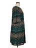 Perceptions Chevron-herringbone Teal Casual Dress Size 16 - photo 4