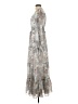 Trish Scully 100% Polyester Floral Gray Casual Dress Size S - photo 5