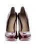 Joan & David 100% Leather Burgundy Heels Size 6 1/2 - photo 2