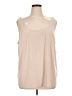 R&M Richards Tan Sleeveless Blouse Size 16 - photo 1