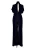 Black Halo 100% Polyamide Solid Blue Jumpsuit Size 16 - photo 2