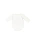 Nina 100% Cotton Graphic White Ivory Long Sleeve Onesie 0-3 MO / 3 MO - photo 2