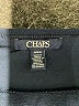Chaps Solid Black Casual Skirt Size M - photo 4