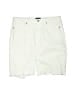 NYDJ Solid Ivory Khaki Shorts Size 12 - photo 1