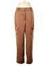 Ann Taylor LOFT 100% Polyester Brown Cargo Pants Size 4 - photo 1