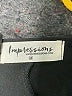 Impressions 100% Polyester Black Short Sleeve Blouse Size M - photo 7