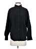 Calvin Klein Solid Black Long Sleeve Button-Down Shirt Size XS - photo 1
