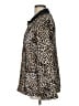 Christopher & Banks 100% Polyester Animal Print Gold Coat Size L - photo 5