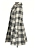 Express Houndstooth Ivory Coat Size S - photo 5