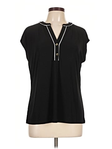 Anne Klein Short Sleeve Blouse (view 1)