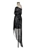 Express 100% Polyester Graphic Black Cocktail Dress Size XS - photo 5