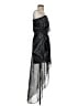 Express 100% Polyester Graphic Black Cocktail Dress Size XS - photo 4