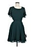 Lulus 100% Polyester Solid Teal Cocktail Dress Size M - photo 1