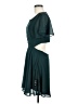 Lulus 100% Polyester Solid Teal Cocktail Dress Size M - photo 5