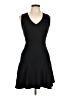 Derek Lam Solid Black Cocktail Dress Size 10 - photo 1