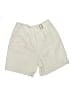 Basic Editions 100% Cotton Solid Ivory Khaki Shorts Size 14 - photo 1