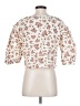 Meadows 100% Cotton White 3/4 Sleeve Blouse Size 2 - photo 2