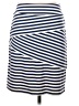 J. McLaughlin Stripes Blue Casual Skirt Size S - photo 2