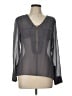 Wrap Gray Long Sleeve Blouse Size L (estimated) - photo 1