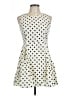 Freebird 0100% Polyester Polka Dots Ivory Casual Dress Size L - photo 1