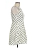 Freebird 0100% Polyester Polka Dots Ivory Casual Dress Size L - photo 4