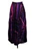 Milly 100% Polyester Stripes Purple Formal Skirt Size 0 - photo 2
