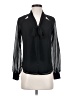 Cooper & Ella 100% Polyester Black Long Sleeve Blouse Size XS (0) - photo 1