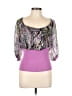 Yuka Purple 3/4 Sleeve Top Size Med (T2) - photo 1