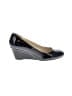 CL by Laundry Black Wedges Size 8 1/2 - photo 1